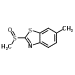 CAS#: 3507-51-5， 6-Methyl-2-(Methylsulfinyl)-1,3-Benzothiazole