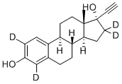 CAS#: 350820-06-3， 17alpha-Ethynylestradiol-2,4,16,16-D4
