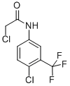 结构式 CAS# 351-33-7, 2-氯-N-(4-氯-3-(三氟甲基)苯基)乙酰胺