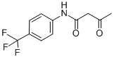 structure of CAS# 351-87-1, 4-Trifluoromethylaceto-Acetanilide;3-OXO-N-[4-(TRIFLUOROMETHYL)PHENYL]BUTANAMIDE;3-OXO-N-(4-TRIFLUOROMETHYLPHENYL)BUTYRAMIDE;4-TRIFLUOROMETHYLACETO-ACETANILIDE
