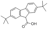 结构式 CAS# 351003-13-9, 2,7-二-叔丁基芴-9-羧酸