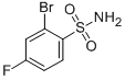 structure of CAS# 351003-60-6, 2-Bromo-4-Fluorobenzenesulfonamide;2-BROMO-4-FLUOROBENZENESULPHONAMIDE;BENZENESULFONAMIDE,2-BROMO-4-FLUORO;2-BROMO-4-FLUOROBENZENESULFONAMIDE