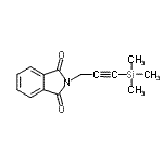 structure of CAS# 351029-12-4, 2-[3-(Trimethylsilyl)-2-Propyn-1-Yl]-1H-Isoindole-1,3(2H)-Dione;N-[3-(TRIMETHYLSILYL)-2-PROPYNYL]PHTHALIMIDE