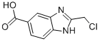 structure of CAS# 351226-57-8, 2-(Chloromethyl)-1H-Benzoimidazole-5-Carboxylic Acid Hydrochloride;2-(CHLOROMETHYL)-1H-BENZOIMIDAZOLE-5-CARBOXYLIC ACID HYDROCHLORIDE;2-(Chloromethyl)-1H-Benzimidazole-5-Carboxylic Acid Hydrochloride;1H-Benzimidazole-5-Carboxylic Acid, 2-(Chloromethyl)-