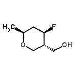 CAS#: 351875-55-3， [(3R,4R,6S)-4-Fluoro-6-Methyltetrahydro-2H-Pyran-3-Yl]Methanol