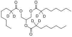 CAS#: 352431-34-6， Glyceryl Tri(Octanoate-2,2-D2)
