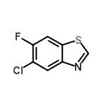 CAS#: 352529-94-3， 5-Chloro-6-Fluoro-1,3-Benzothiazole