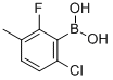 structure of CAS# 352535-86-5, 2-Chloro-6-Fluoro-5-Methylphenylboronic Acid;(6-Chloro-2-Fluoro-3-Methyl-Phenyl)Boronic Acid;2-Chloro-6-Fluoro-5-Methylphenylboronic Acid;557269_Aldrich