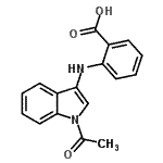CAS#: 352548-58-4， 2-[(1-Acetyl-1H-Indol-3-Yl)Amino]Benzoic Acid