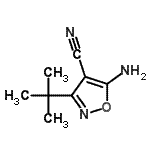 CAS#: 35261-05-3， 5-Amino-3-(2-Methyl-2-Propanyl)-1,2-Oxazole-4-Carbonitrile