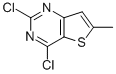 structure of CAS# 35265-82-8, 2,4-Dichloro-6-Methylthieno[3,2-d]Pyrimidine;2,4-DICHLORO-6-METHYLTHIENO[3,2-D]PYRIMIDINE;2,4-Dichloro-6-Methylthie...