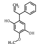 CAS#: 3527-07-9， 2-Methoxy-5-(1-Phenyl-2-Propen-1-Yl)-1,4-Benzenediol