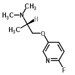 CAS#: 352703-21-0， (2S)-1-[(6-Fluoro-3-Pyridinyl)Oxy]-N,N-Dimethyl-2-Propanamine
