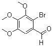 结构式 CAS# 35274-53-4, 2-溴-3,4,5-三甲氧基苯甲醛