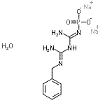 CAS#: 35282-33-8， Sodium [(E)-amino(N''-benzylcarbamimidamido)methylene]phosphoramidate hydrate (2:1:1)