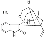 structure of CAS# 35306-33-3, Gelsemine Hydrochloride;Gelsemine,Monohydrochloride;GELSEMINE HYDROCHLORIDE;GELSEMINE Hcl(P)