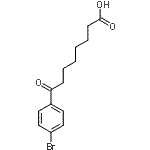 结构式 CAS# 35333-31-4, 8-(4-溴苯基)-8-氧代辛酸
