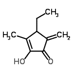 CAS#: 353475-95-3， 4-Ethyl-2-Hydroxy-3-Methyl-5-Methylene-2-Cyclopenten-1-One