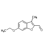CAS#: 353497-67-3， 6-Ethoxy-3-Methyl-1-Benzofuran-2-Carbaldehyde