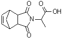 结构式 CAS# 353746-54-0, 2-(3,5-二氧代-4-氮杂三环[5.2.1.0<sup>2,6</sup>]癸-8-烯-4-基)丙酸
