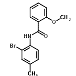 CAS#: 353784-16-4， N-(2-Bromo-4-Methylphenyl)-2-Methoxybenzamide