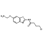 CAS#: 353790-78-0， 4-Chloro-N-(6-Ethoxy-1,3-Benzothiazol-2-Yl)Butanamide
