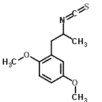 CAS 登录号：35424-99-8， 2-(2-异硫氰酸基丙基)-1,4-二甲氧基苯