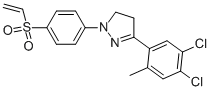 CAS#: 35441-15-7， 3-(4,5-Dichloro-2-Methylphenyl)-1-(4-Ethenylsulfonylphenyl)-4,5-Dihydropyrazole