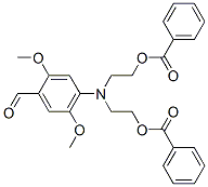 CAS#: 35473-23-5， 2-[2-(Benzoyloxy)Ethyl-(4-Formyl-2,5-Dimethoxyphenyl)Amino]Ethyl Benzoate