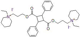 CAS#: 35515-77-6， Bis[3-(1-Ethylpiperidin-1-Ium-1-Yl)Propyl] 2,4-Diphenylcyclobutane-1,3-Dicarboxylate Diiodide