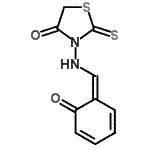 CAS#: 35533-29-0， 3-{[(Z)-(6-Oxo-2,4-Cyclohexadien-1-Ylidene)Methyl]Amino}-2-Thioxo-1,3-Thiazolidin-4-One
