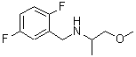 CAS#: 355814-29-8， N-(2,5-Difluorobenzyl)-1-Methoxy-2-Propanamine