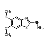 structure of CAS# 356062-93-6, 2-Hydrazino-5,6-Dimethoxy-1,3-Benzothiazole;(Z)-2-hydrazono-5,6-dimethoxy-2,3-dihydrobenzo[d]thiazole;ZINC03866480