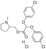 CAS#: 35609-19-9， (1-Methylpyrrolidin-2-Yl)Methyl 2,2-Bis(4-Chlorophenoxy)Acetate Hydrochloride