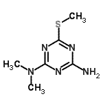 CAS#: 35610-09-4， N,N-Dimethyl-6-(Methylsulfanyl)-1,3,5-Triazine-2,4-Diamine