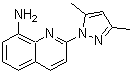 结构式 CAS# 356522-39-9, 2-(3,5-二甲基-1H-吡唑-1-基)-8-喹啉胺