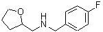 结构式 CAS# 356531-65-2, 1-(4-氟苯基)-N-(四氢-2-呋喃基甲基)甲胺