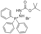 结构式 CAS# 356534-53-7, 1-(叔丁基氧羰基)-2-三苯基鏻肼溴化物