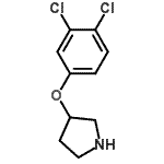 CAS#: 356558-49-1， 3-(3,4-Dichlorophenoxy)Pyrrolidine