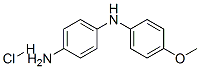 structure of CAS# 3566-44-7, Variamine Blue B;(4-Aminophenyl)-(4-Methoxyphenyl)Amine Hydrochloride;4-Amino-4'-Methoxydiphenylamine Hydrochloride;A0647_Sigma