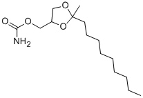 CAS#: 3567-40-6， (2-Methyl-2-nonyl-1,3-dioxolan-4-yl)methyl carbamate