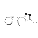 CAS#: 356792-83-1， N-(5-Methyl-1,3,4-Thiadiazol-2-Yl)-1,2,3,6-Tetrahydro-4-Pyrimidinecarboxamide