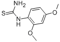 structure of CAS# 35696-77-6, 1-(2,4-Dimethoxyphenyl)-2-Thiourea;1-(2,4-DIMETHOXYPHENYL)-2-THIOUREA;2,4-DIMETHOXYPHENYLTHIOUREA 99%;2,4-DIMETHOXYPHENYLTHIOUREA