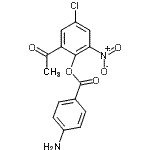 CAS#: 357166-51-9， 2-Acetyl-4-Chloro-6-Nitrophenyl 4-Aminobenzoate