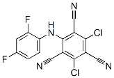 CAS#: 35727-88-9， 2,4-Dichloro-6-[(2,4-Difluorophenyl)Amino]Benzene-1,3,5-Tricarbonitrile