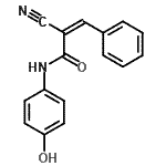 CAS#: 357315-48-1， (2Z)-2-Cyano-N-(4-Hydroxyphenyl)-3-Phenylacrylamide