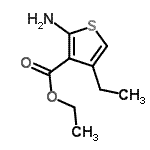 CAS 登录号：357332-70-8， 乙基2-氨基-4-乙基-3-噻吩羧酸酯