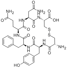 CAS#: 35748-51-7， (4R,7S,10S,16S,19R)-19-Amino-7-(2-Amino-2-Oxoethyl)-10-(3-Amino-3-Oxopropyl)-16-[(4-Hydroxyphenyl)Methyl]-6,9,12,15,18-Pentaoxo-13-(Phenylmethyl)-1,2-Dithia-5,8,11,14,17-Pentazacycloicosane-4-Carboxylic Acid