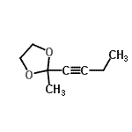 CAS#: 35792-10-0， 2-(1-Butyn-1-Yl)-2-Methyl-1,3-Dioxolane