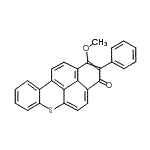 CAS#: 35826-82-5， 1-Methoxy-2-Phenyl-3H-Naphtho[2,1,8-Mna]Thioxanthen-3-One